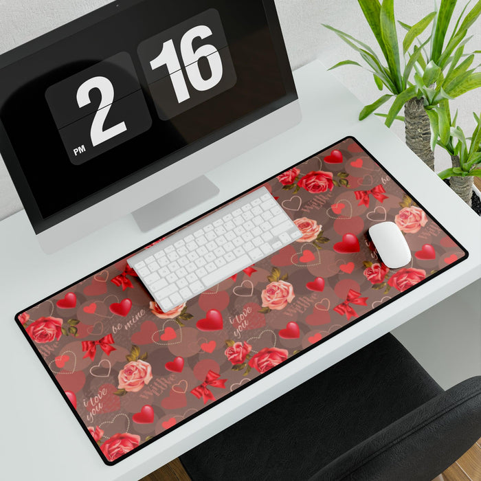 Luxurious Peekaboo Desk Mats for Sophisticated Workspaces