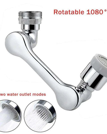 Versatile 1080° Rotating Faucet Extender for Optimal Water Flow