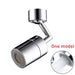 1080° Rotating Faucet Extender with Dual Water Flow Options - Effortless Setup and Strong Stainless Steel Build