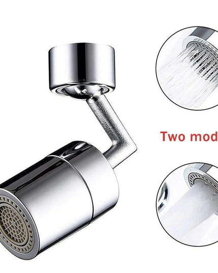 Versatile 1080° Rotating Faucet Extender for Optimal Water Flow