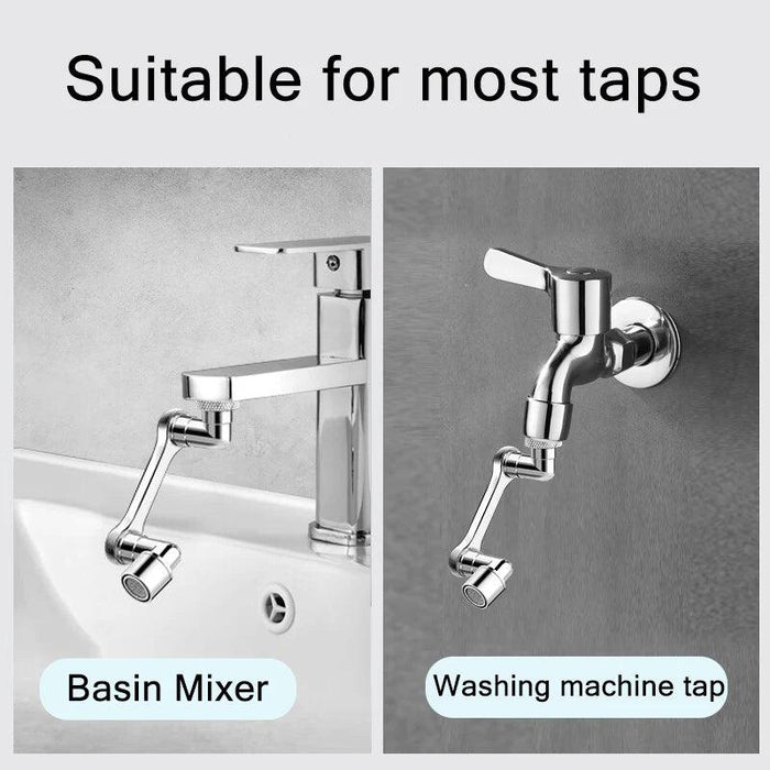 1080° Rotating Faucet Extender with Dual Water Modes - Effortless Setup and Sturdy ABS Build