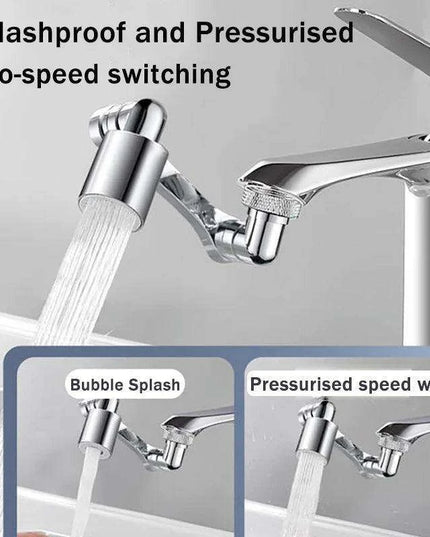 Versatile 1080° Rotating Faucet Extender for Optimal Water Flow