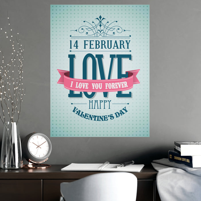 Elegant Matte Valentine Art Prints - Premium Posters for Chic Home Decor