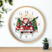 Elite Business Wall Clock - Customizable Timepiece for Refined Interior Décor
