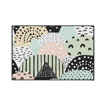 Chic Customizable Heavy Duty Polyester Floor Mat for Home Safety