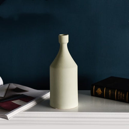 Geometric Irregular Morandi Vase Ceramic Decorative Studio Pottery