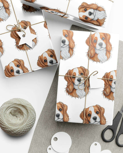 Elegant Puppy-Inspired Gift Wrap Set - Elevate Your Gifting Experience