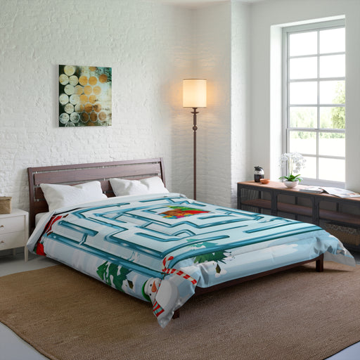 Maison d'Elite Christmas Comforter - Premium Snug Blanket Printify