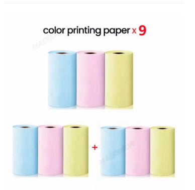 Portable Mini Thermal Label Printer Home Photo Printer Student Wrong Q