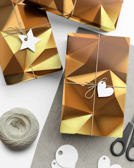 Elegant 3D Handmade Gift Wrap Paper Collection - Available in Matte & Satin Finishes - Proudly Made in the USA