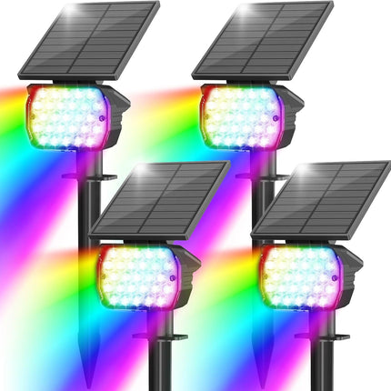 Peekaboo Studio Solar Spotlight - 92 LED, IP67 Waterproof, Bright Illu