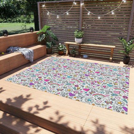 Plush Outdoor Chenille Rug - Transform Your Outdoor Oasis with Luxury
