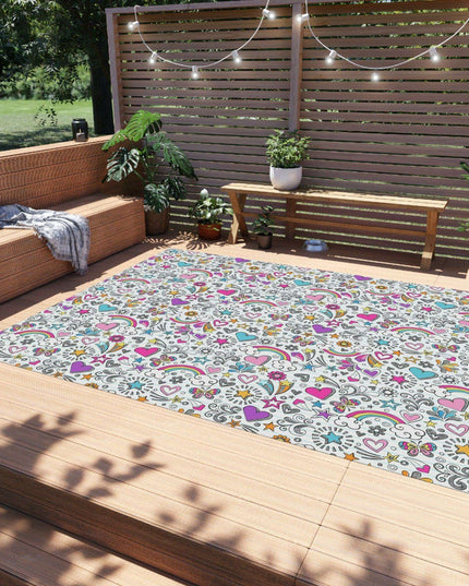 Plush Outdoor Chenille Rug - Transform Your Outdoor Oasis with Luxury
