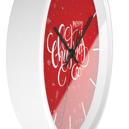 Elegant Holiday Clock with Exquisite Wooden Design by Maison d'Elite