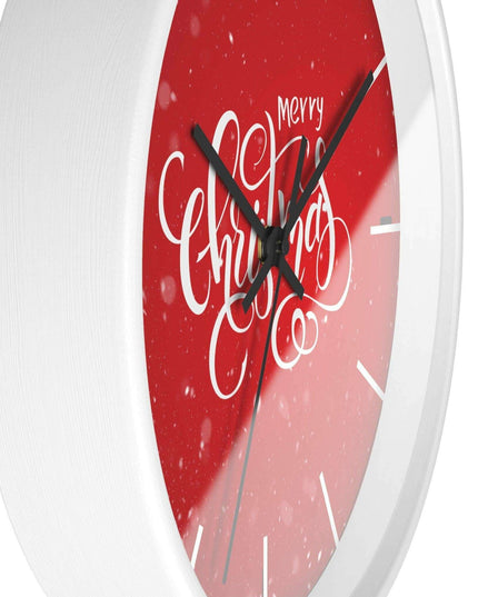 Elegant Holiday Clock with Exquisite Wooden Design by Maison d'Elite