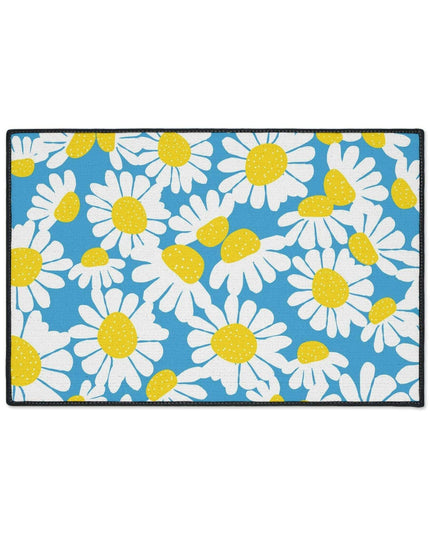 Personalized Chic Daisy Non-Slip Floor Mat for Stylish Home Interiors