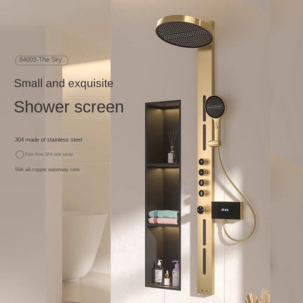 Matte Grey Thermostatic Shower Set | Concealed Design & Luxury