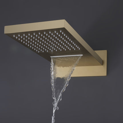 Hidden Luxury Shower System with Built-in Valve, Rainfall Show