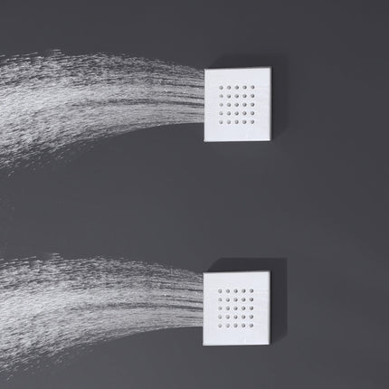 Hidden Luxury Shower System with Built-in Valve, Rainfall Show