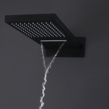 Hidden Luxury Shower System with Built-in Valve, Rainfall Show
