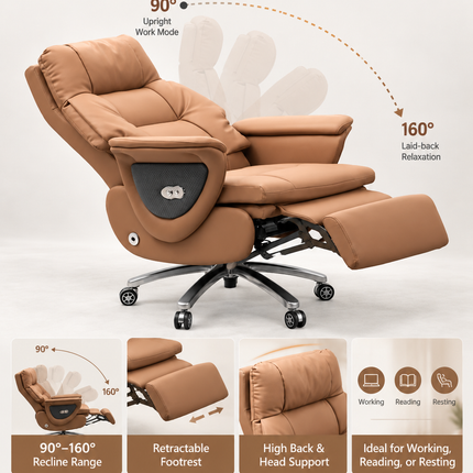 Ergonomic Gaming & Office Chair with Massage and Reclining
