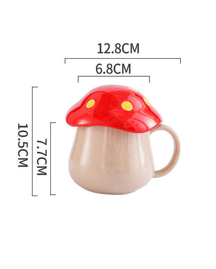 Creative Mushroom Ceramic Cup Student Lovers Cup