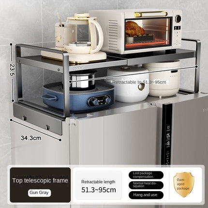 AliKopy Magnetic Refrigerator Top Storage Rack - Space-Saving Organize