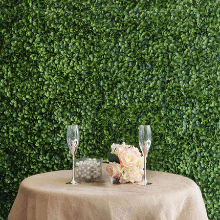 AliKopy 11 Sq ft Green Boxwood Hedge Wall Mat - 4 Durable Panels, UV-R