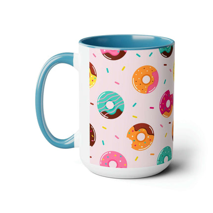 Sophisticated Two-Tone Ceramic Mug Collection - 15oz by Maison d'Elite