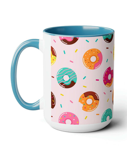 Sophisticated Two-Tone Ceramic Mug Collection - 15oz by Maison d'Elite