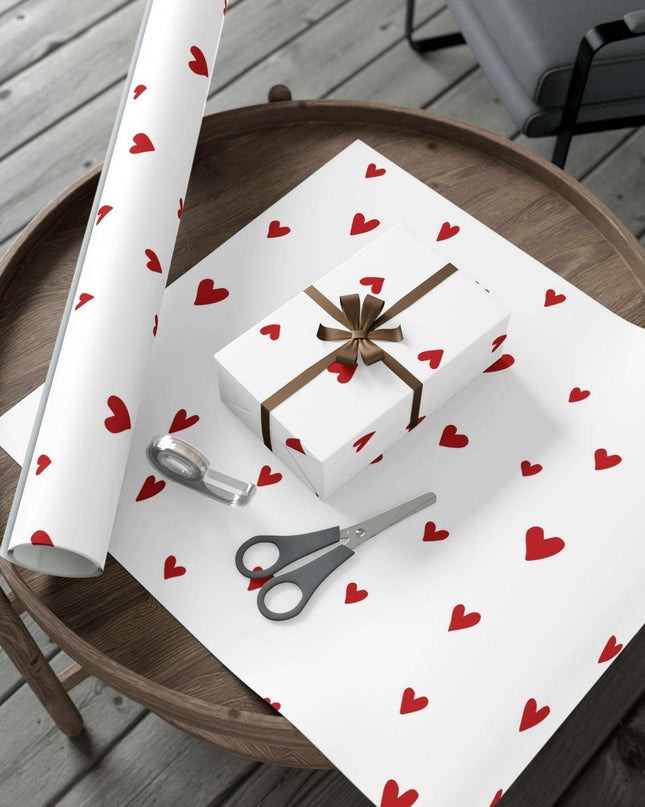 Luxurious Eco-Friendly Valentine Gift Wrapping Paper - Crafted in the USA