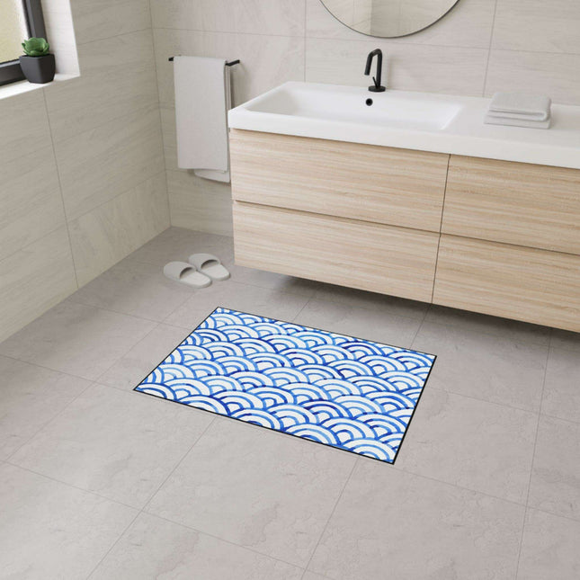 Vintage Fish Scale Personalized Area Mat - Stylish and Reliable