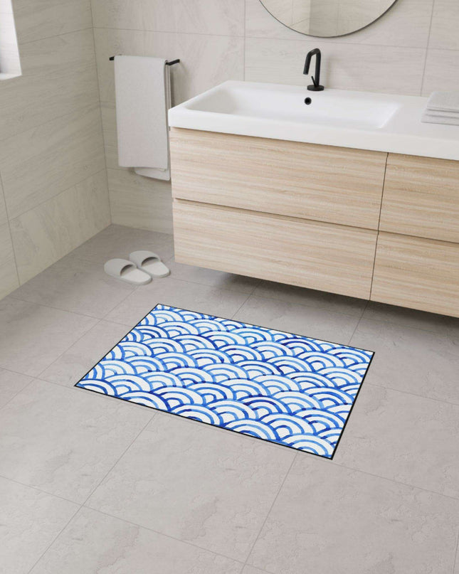 Vintage Fish Scale Personalized Area Mat - Stylish and Reliable