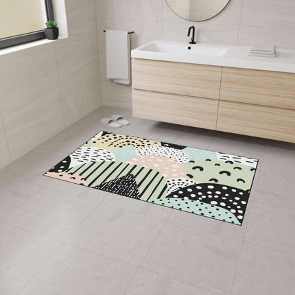 Chic Customizable Heavy Duty Polyester Floor Mat for Home Safety