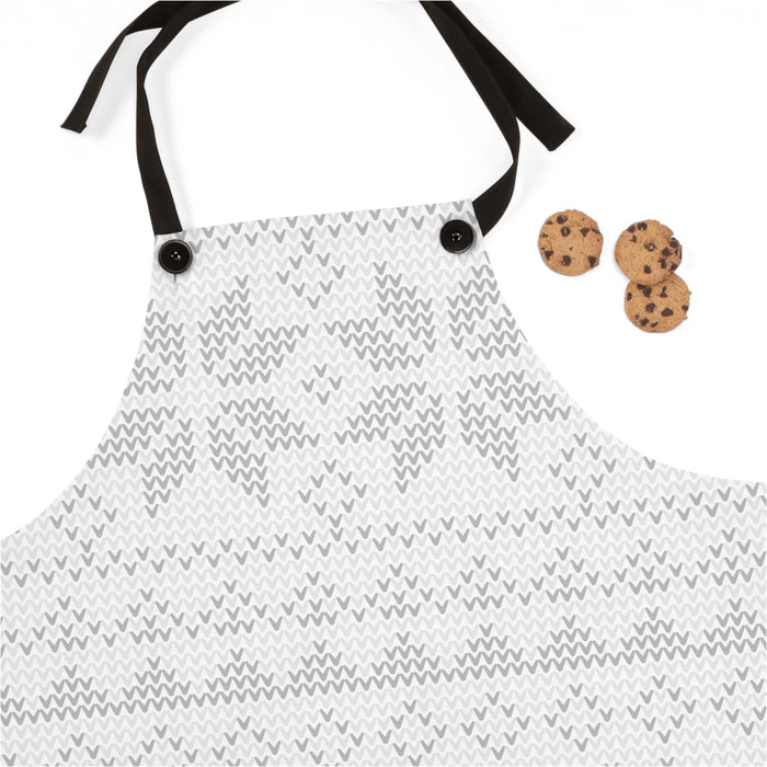 Christmas Nordic Snow Cooking Apron - Stylish and Durable Culinary Essential