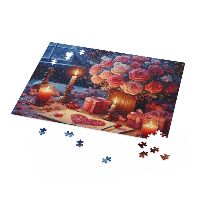 Enchanting Valentine Jigsaw Puzzle Collection - Mesmerizing 120, 252, 500-Piece Set for Infinite Enjoyment