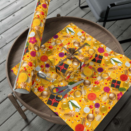 Exquisite 3D Luxury Christmas Gift Wrap Collection: Matte & Satin Options