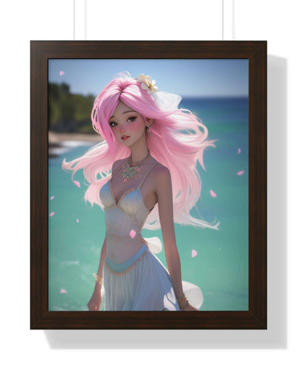 Eco-Conscious Mermaid Art Set with Sustainable Framing
