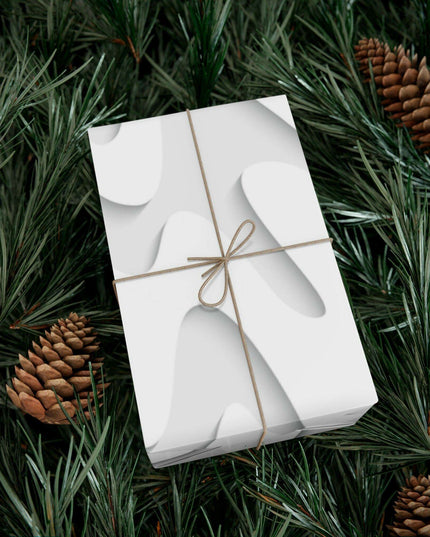 Personalized Sustainable 3D Christmas Gift Wrap - Custom Eco-Friendly Holiday Paper