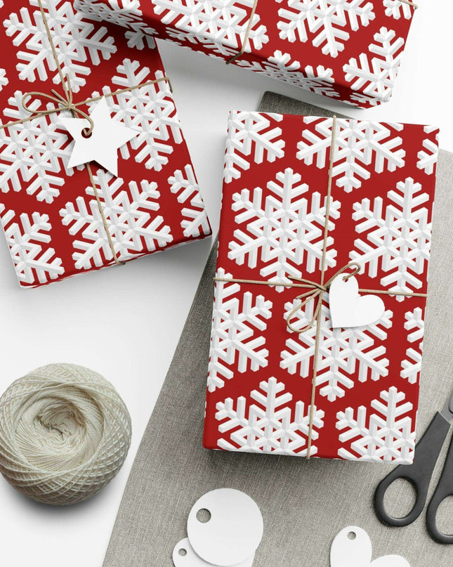 Elegant 3D Holiday Gift Wrap Set - Premium USA-Made Wrapping Paper for Modern Gifting