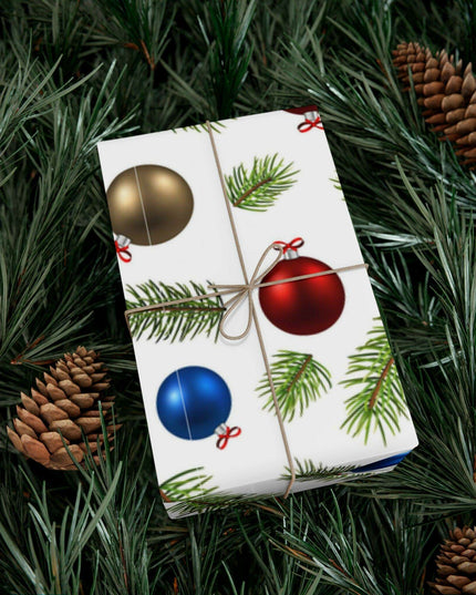 Elegant 3D Holiday Gift Wrapping Paper Set - Premium Quality, USA Crafted