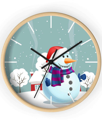 Elegant Wooden Framed Wall Clock - A Perfect Addition to Upscale Decor