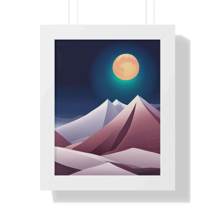 Celestial Harmony Framed Night Sky Artwork - Sustainable Chic for Your Living Space
