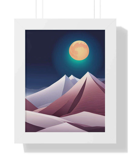 Celestial Harmony Framed Night Sky Artwork - Sustainable Chic for Your Living Space