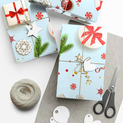 Personalized Elegant Holiday Gift Wrap - Custom Matte & Satin Options
