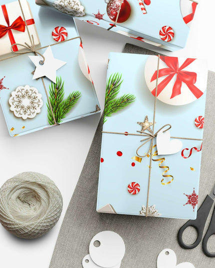 Personalized Elegant Holiday Gift Wrap - Custom Matte & Satin Options