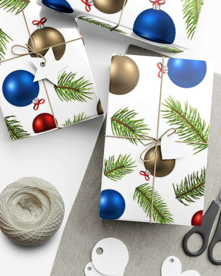 Elegant 3D Holiday Gift Wrapping Paper Set - Premium Quality, USA Crafted