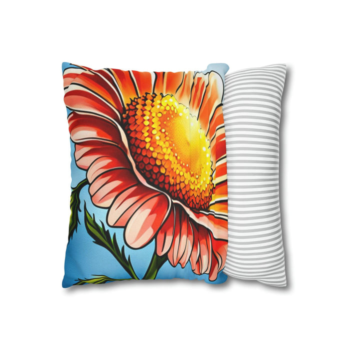 Luxury Custom Spun Polyester Pillow Cover - Enhance Your Home Environment