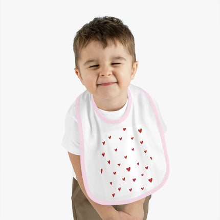Stylish Baby Fleece Feeding Bib - Soft, Cozy, and Practical for Mealtime