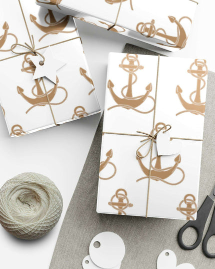 Nautical Elegance: Premium Gift Wrap Collection - Made in the USA